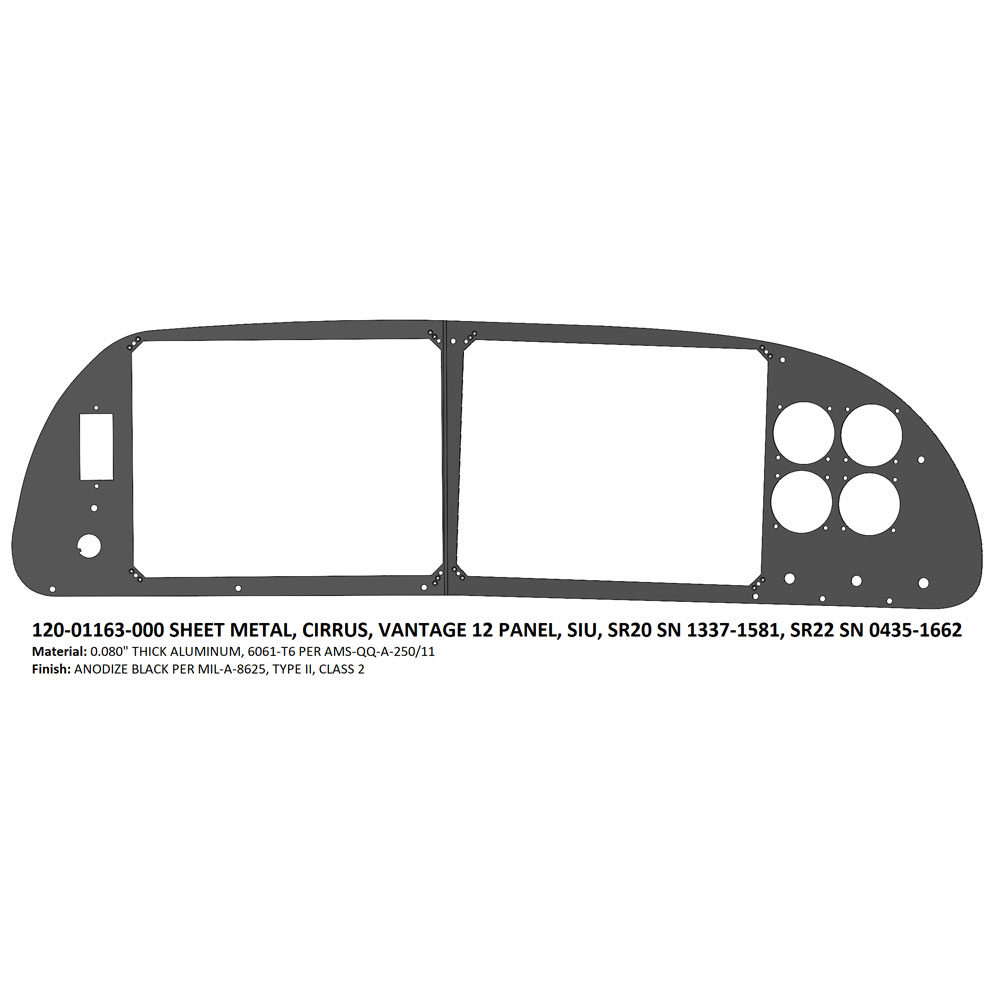 Picture of Sheet Metal, Vantage 12 Panel, Picture 2