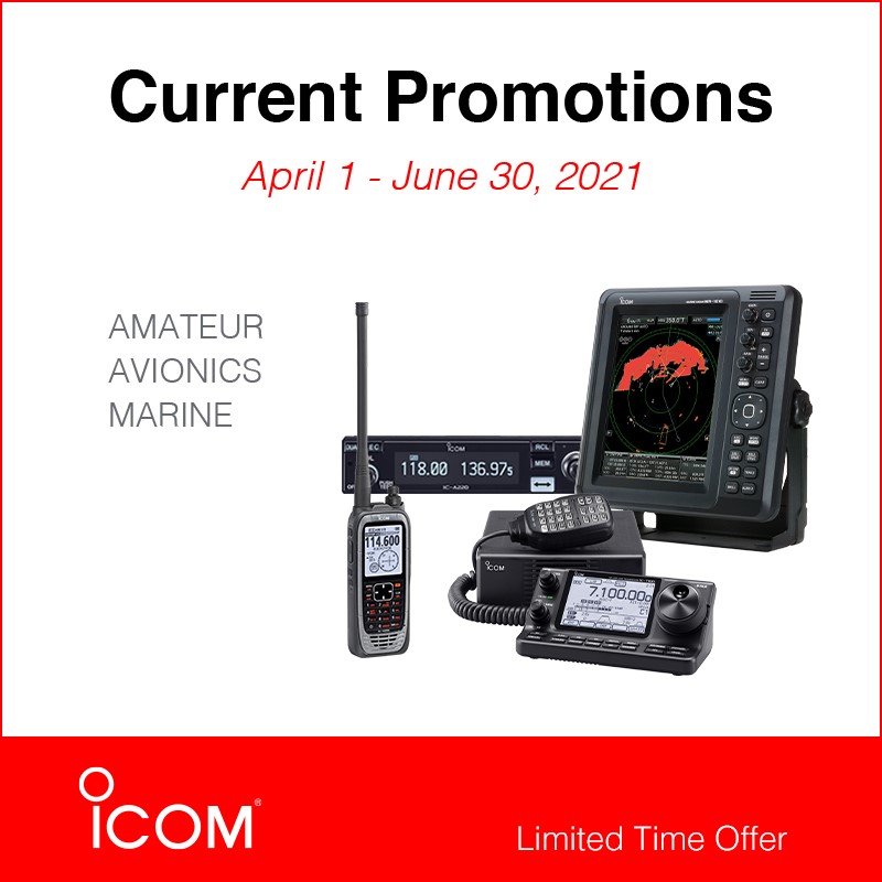 Icom Spring Savings Mail-in Rebate 2021